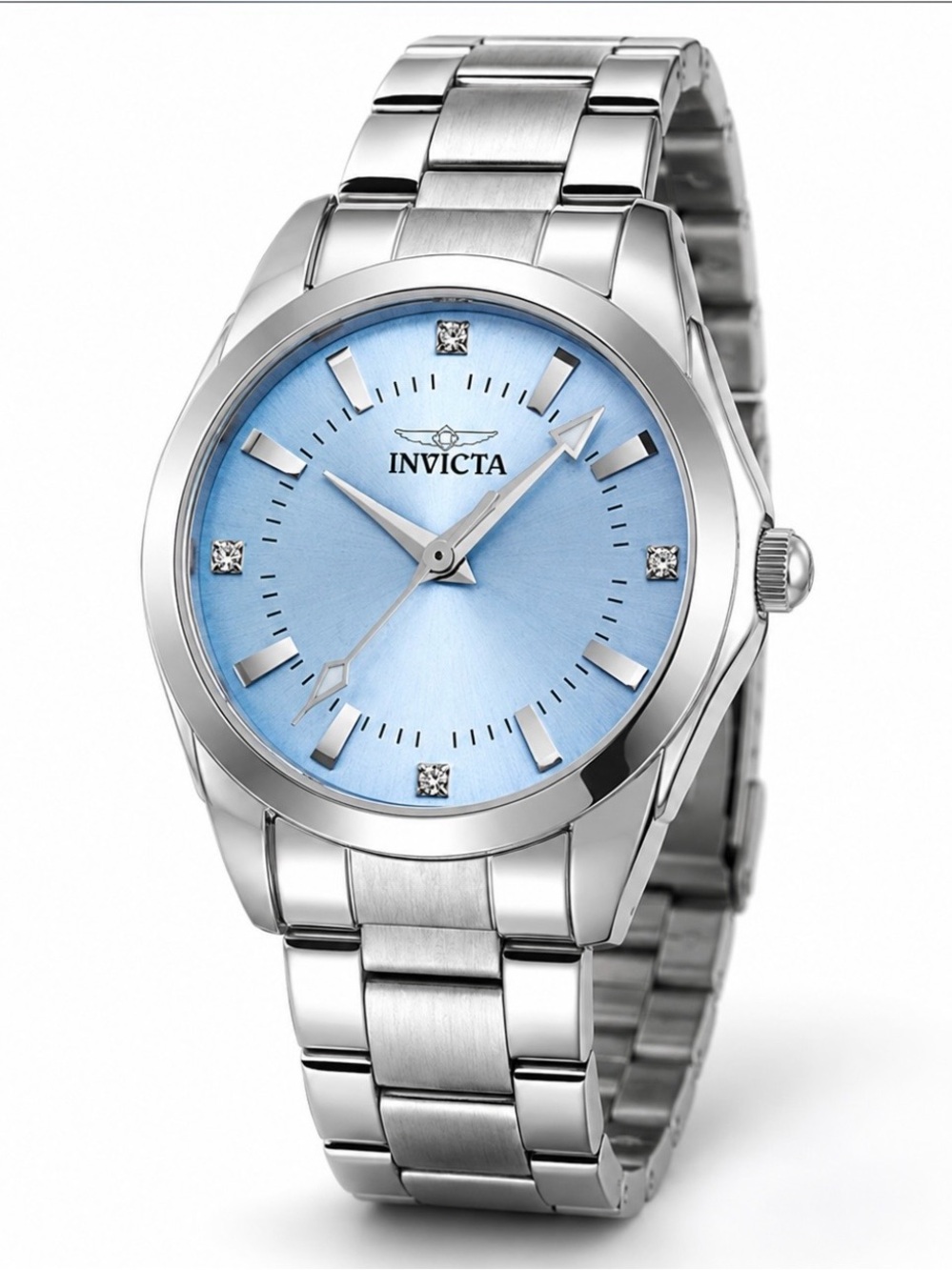 Invicta Celestial Women's Watch - 30mm, Silver & Blue Dial (70246) new